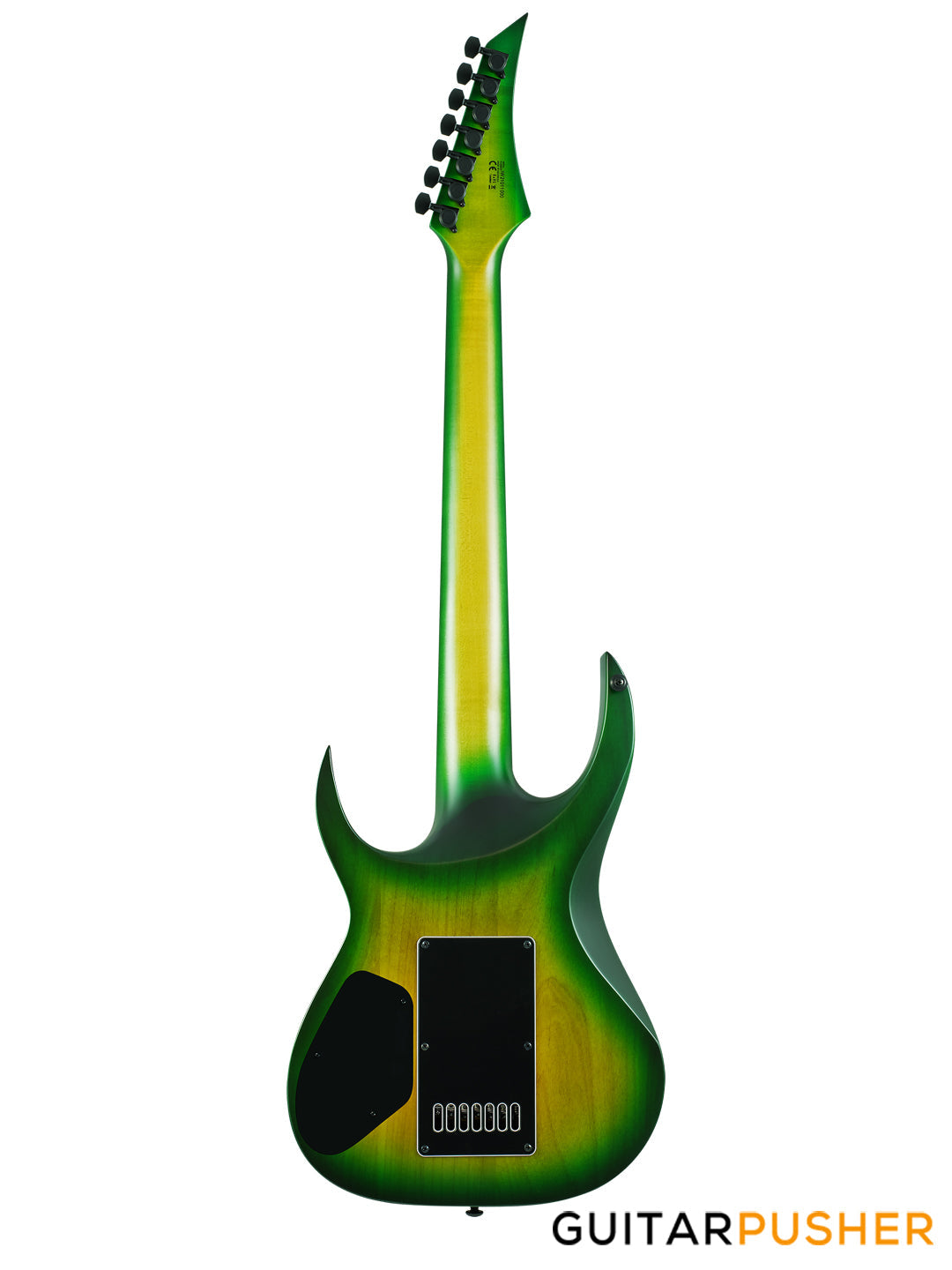 Solar Guitars A1.7LB Flame Lime Burst 7-String Electric Guitar w/ Evertune Bridge