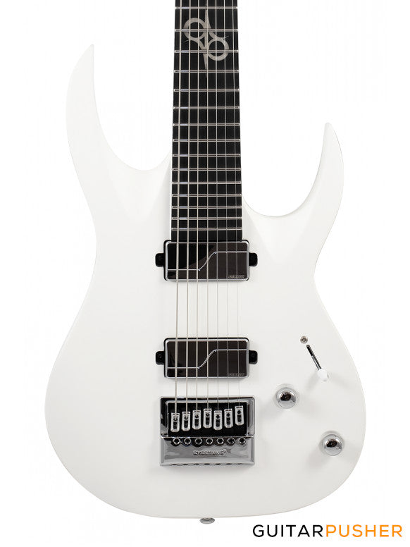 Solar Guitars A1.7 Vinter Pearl White Matter 7-String Electric Guitar with Fishman Fluence Modern & Evertune Bridge