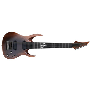 Solar Guitars A1.8D LTD Aged Natural Matte/Distressed 8-String Electric Guitar with Evertune Bridge