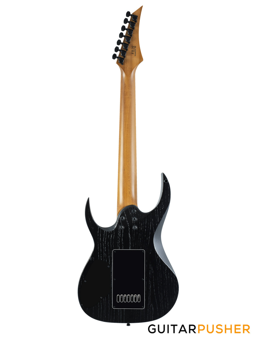 Solar Guitars AB1.7BOP Artist LTD Black Open Pore 7-String Electric Guitar w/ Evertune Bridge