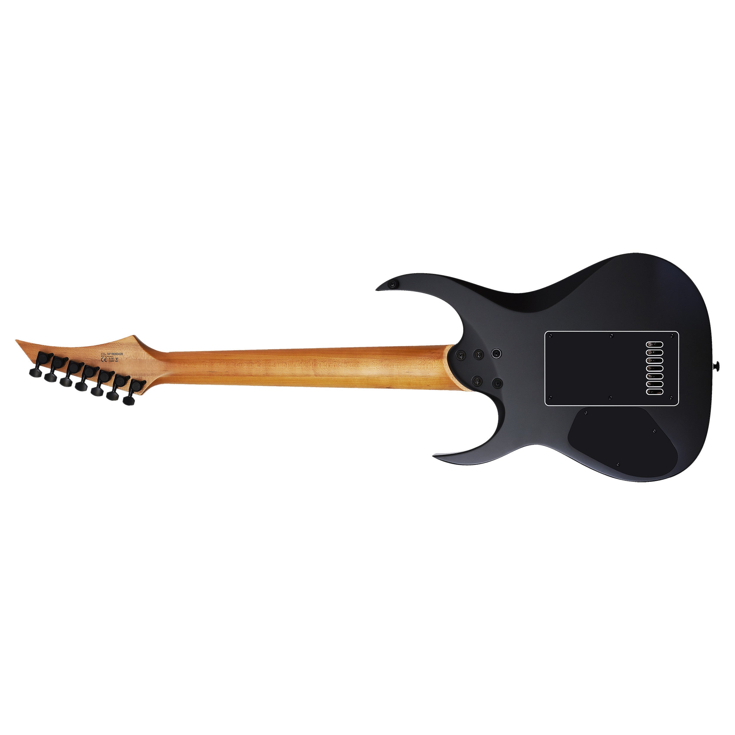 Solar Guitars AB1.7C Carbon Black Matte 7-String Electric Guitar with Evertune Bridge