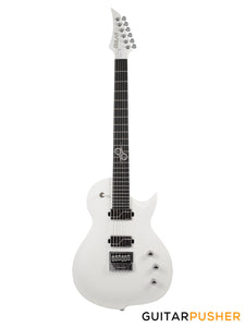 Solar Guitars GC1.6Vinter Pearl White Matte Singlecut Electric Guitar w/ Fishman Fluence Modern Pickups