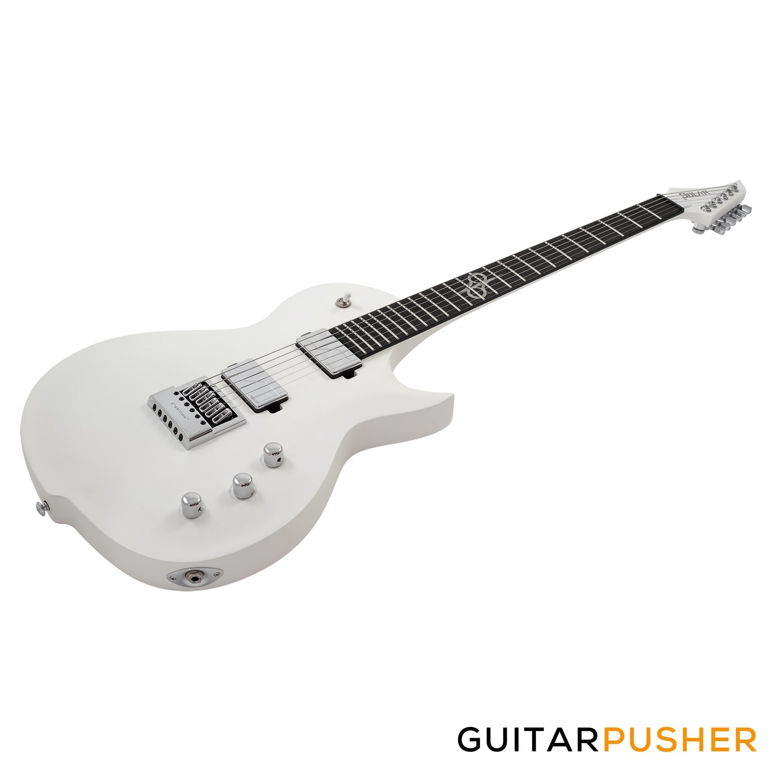 Solar Guitars GC1.6Vinter Pearl White Matte Singlecut Electric Guitar w/ Fishman Fluence Modern Pickups