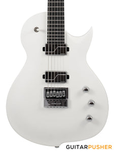 Solar Guitars GC1.6Vinter Pearl White Matte Singlecut Electric Guitar w/ Fishman Fluence Modern Pickups