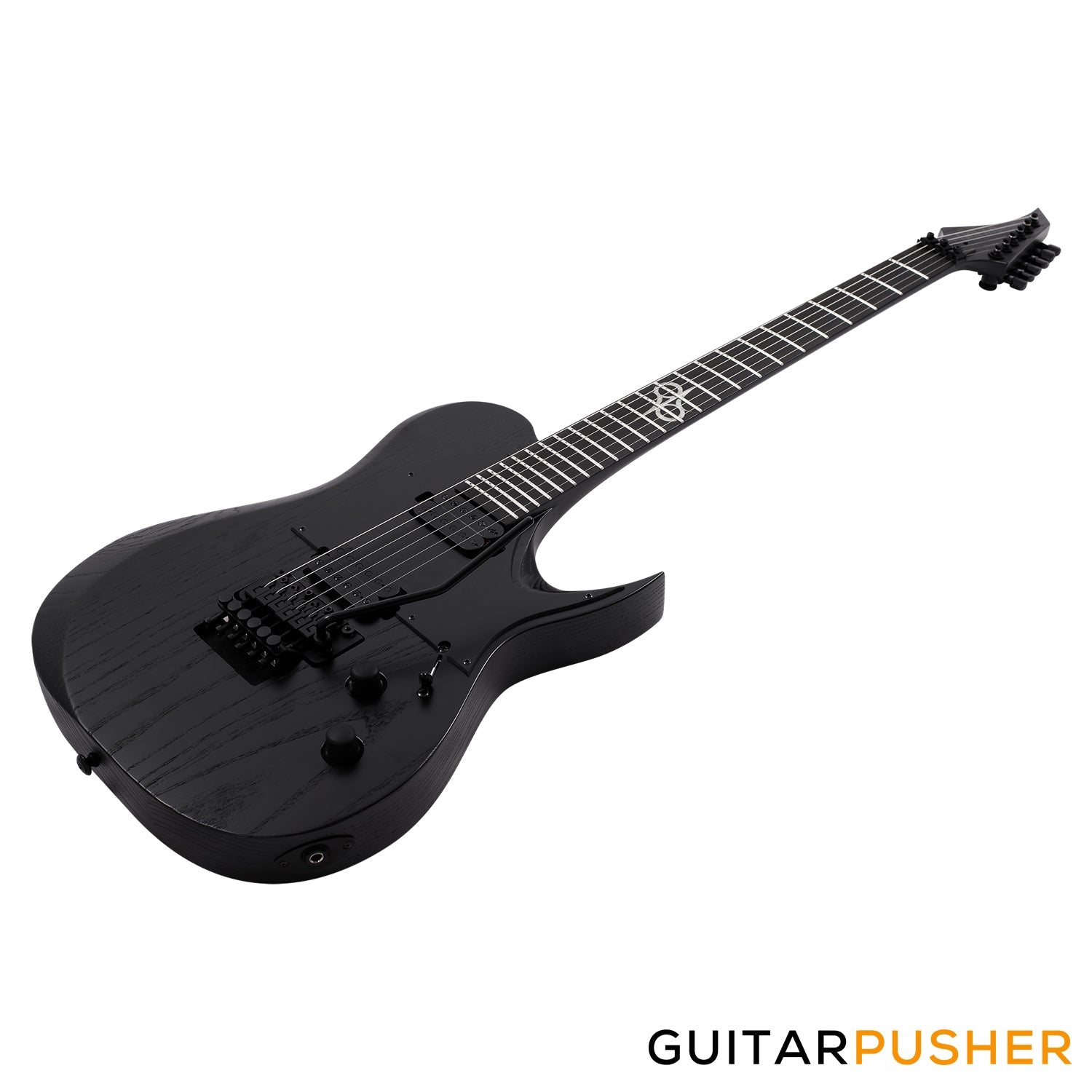 Solar Guitars T1.6FRBOP Black Open Pore Matte Electric Guitar w/ Floyd Rose 1000