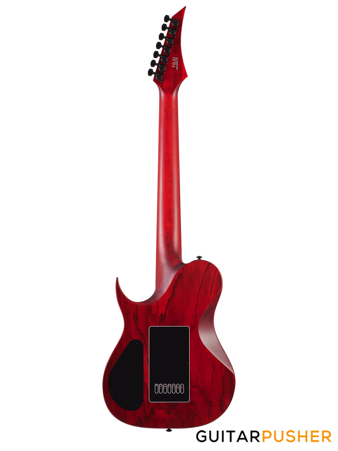 Solar Guitars T1.7TBR Trans Blood Red Matte 7-String Electric Guitar w/ Evertune Bridge