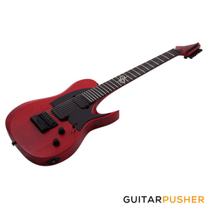 Solar Guitars T1.7TBR Trans Blood Red Matte 7-String Electric Guitar w/ Evertune Bridge