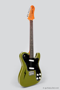 D&D T-Rex Guitar Pusher Edition Electric Guitar with Graphtech Nut and GP Gig Bag - GuitarPusher