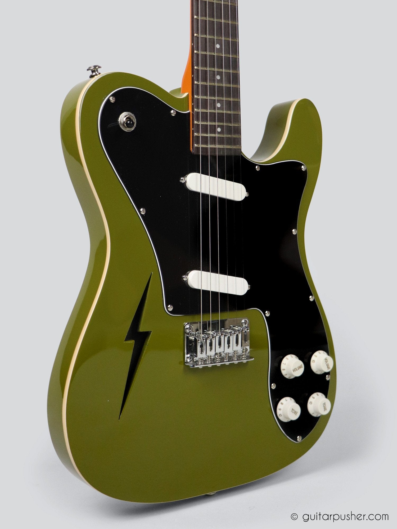 D&D T-Rex Guitar Pusher Edition Electric Guitar with Graphtech Nut and GP Gig Bag - GuitarPusher