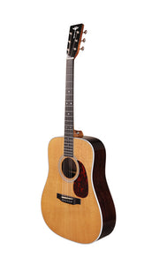 Tyma TD-28E All-Solid Wood Sitka Spruce Top Indian Rosewood Dreadnought Acoustic-Electric Guitar with Fishman Ellipse Matrix Blend Dual Pickups