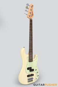 Tagima TW-65 Baby 30" Scale P+J Bass - White