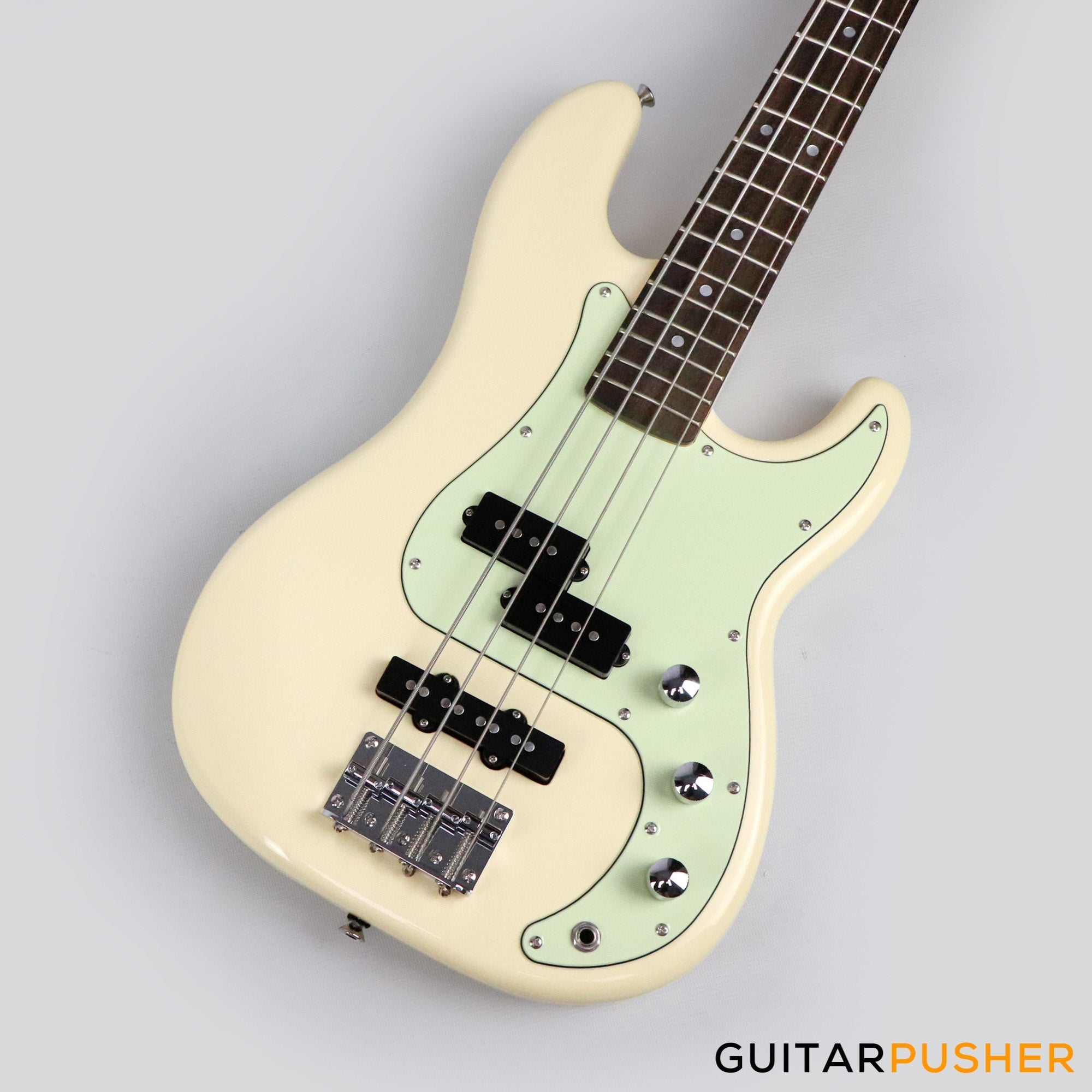 Tagima TW-65 Baby 30" Scale P+J Bass - White