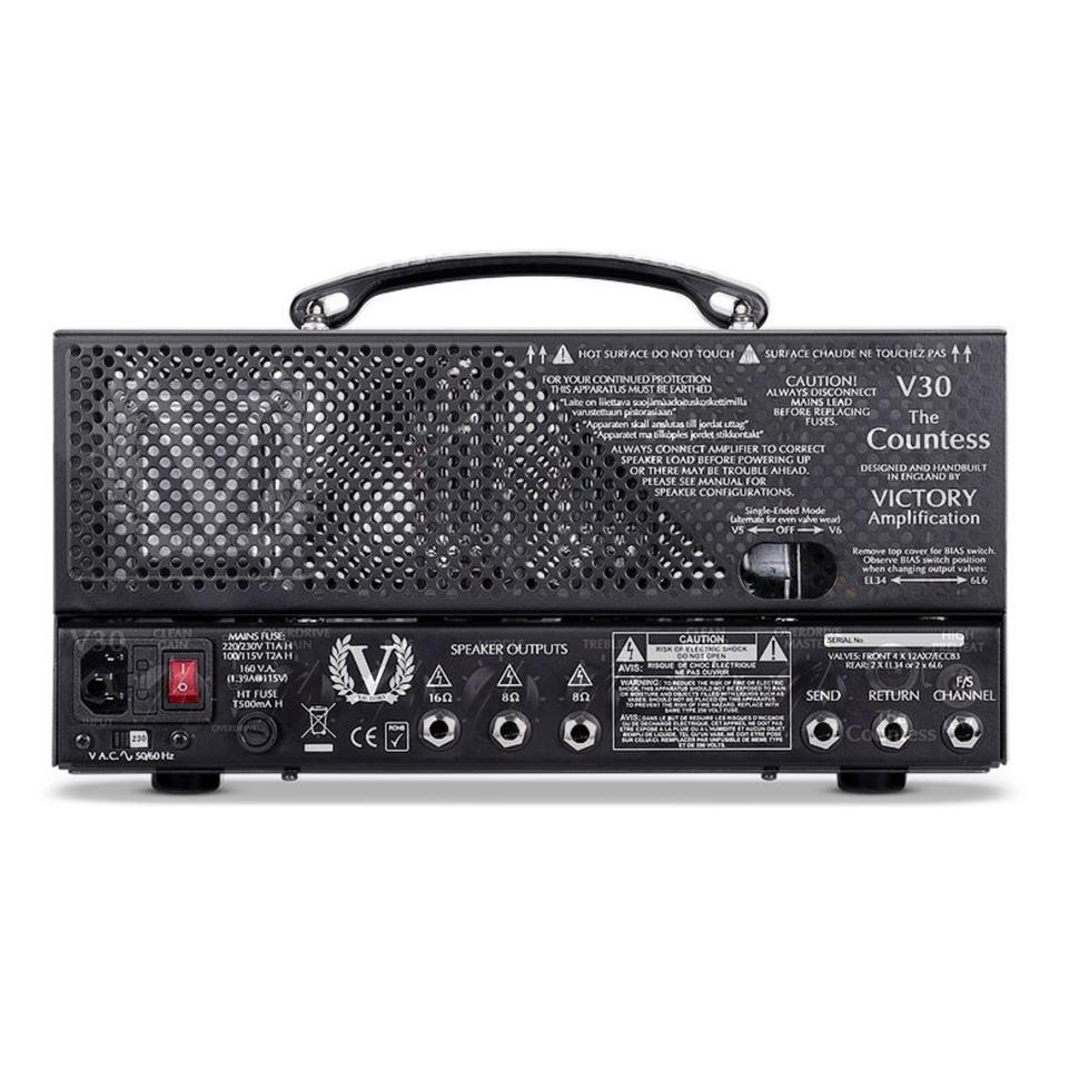 Victory Amps V30 The Countess MKII All-Tube 42-Watt Compact Amplifier Head - GuitarPusher